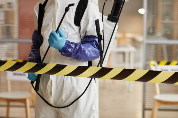 Professional Blood Cleanup technician working in Highlands, NC
